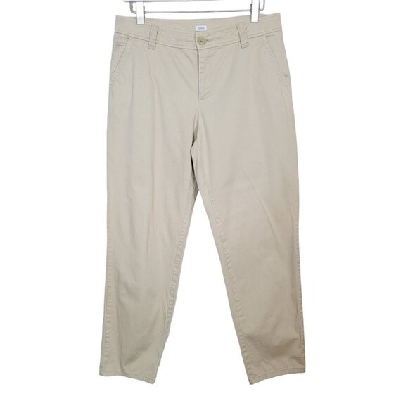 Liz Claiborne Sz 6 Ankle Chino Pants Casual Mature Outdoors - Picture 1 of 9